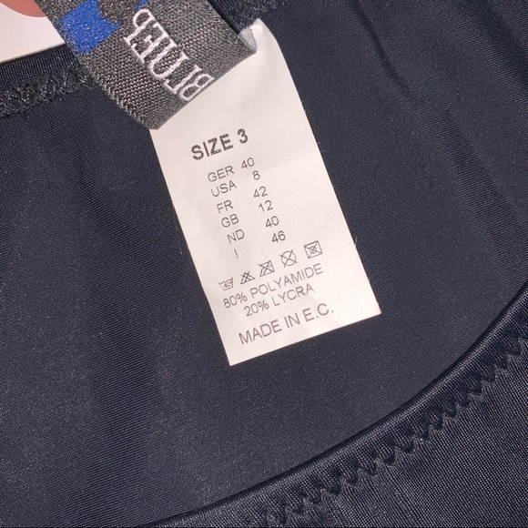 NWT 90s Vintage Black Net Underwire Bikini Set - Picture 7 of 8